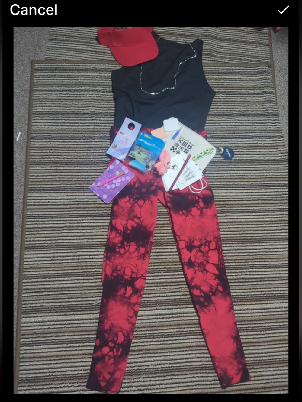 #0232 Red Performance Outfit